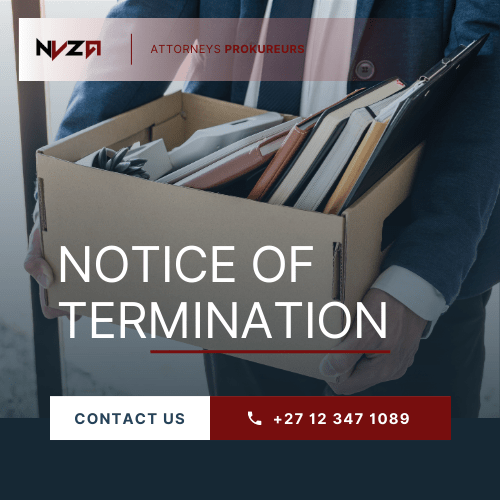 Notice of Termination