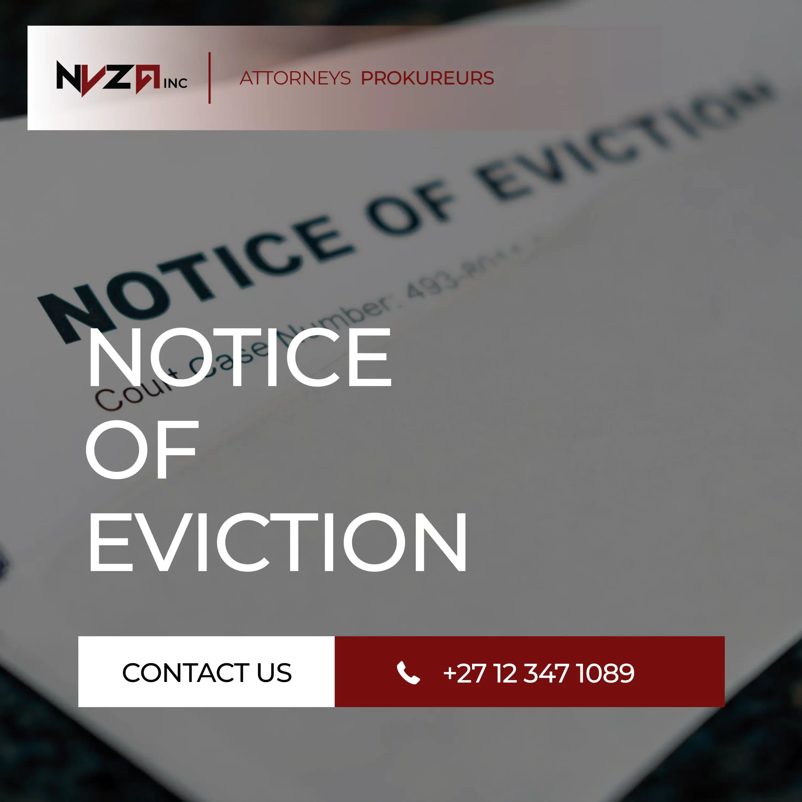 Notice of Eviction