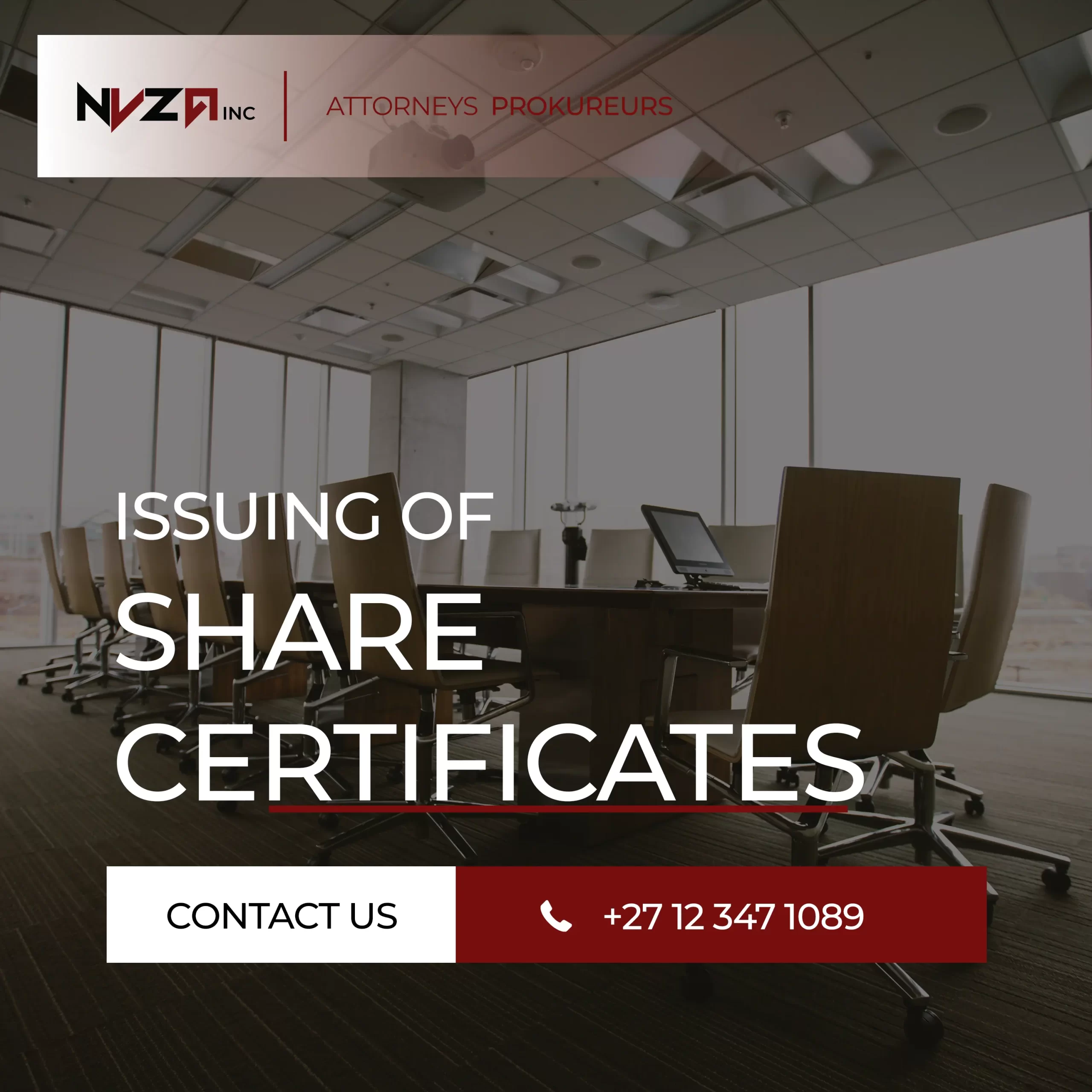 Issuing of Share Certificates